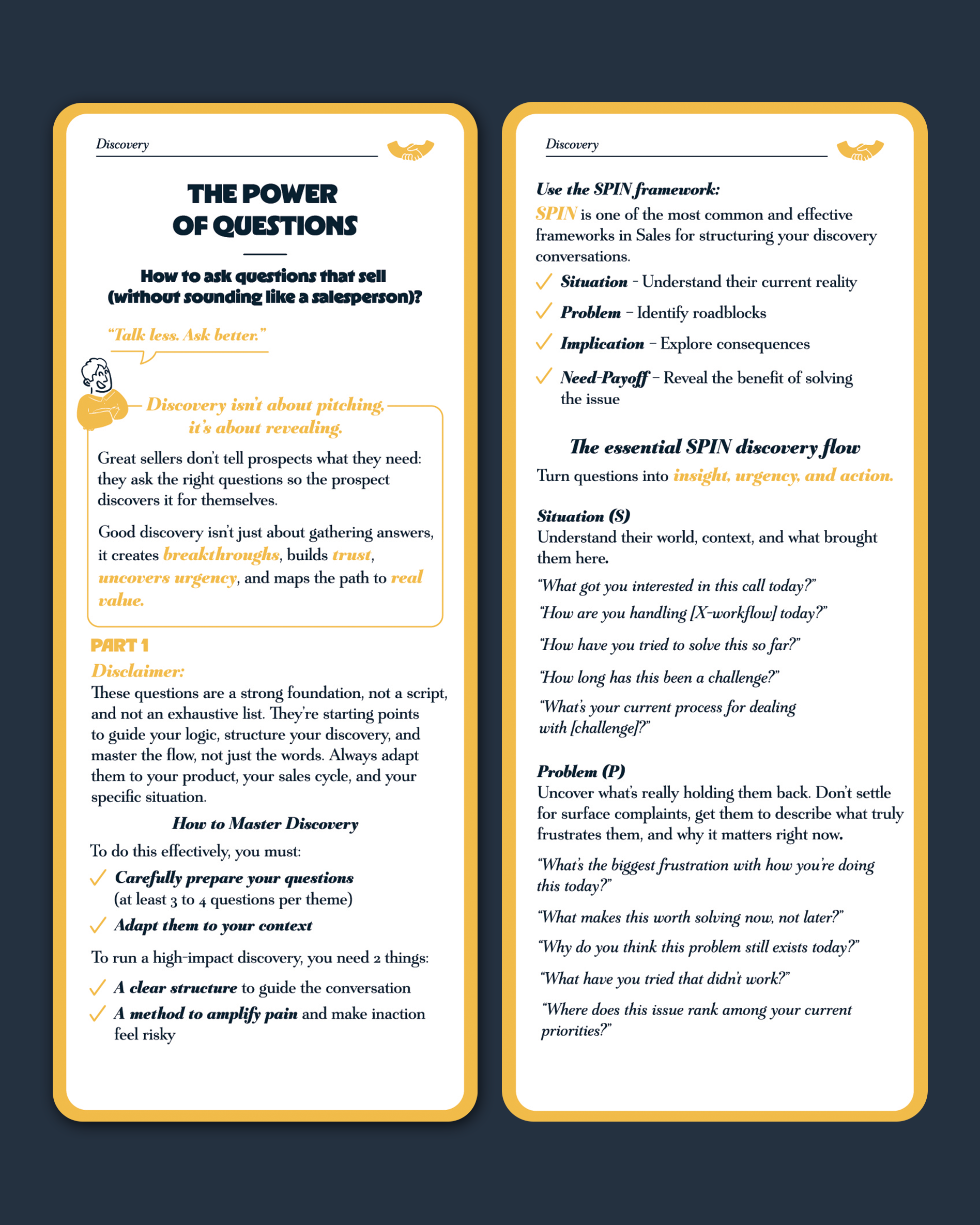 Closer Deck - The Sales Deck