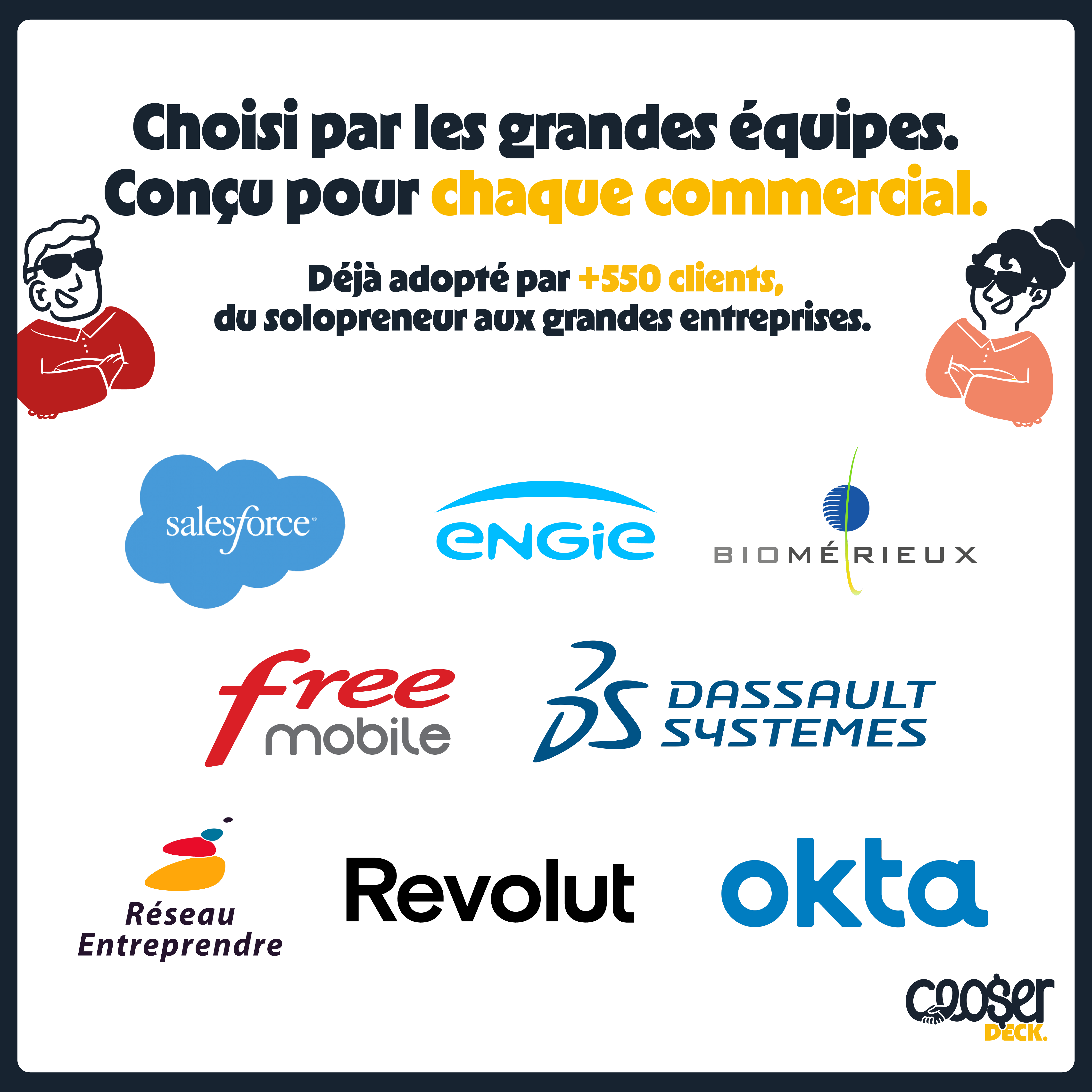 Closer Deck - Le deck vente