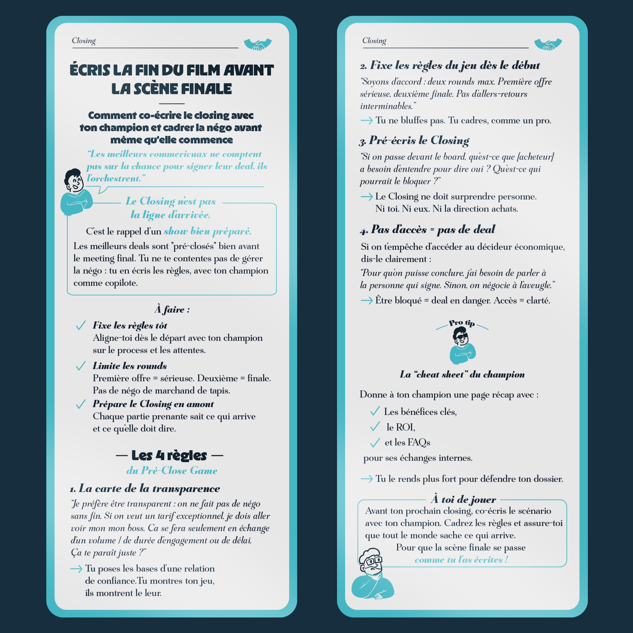 LES STRATÉGIES DONT VOUS AVEZ BESOIN