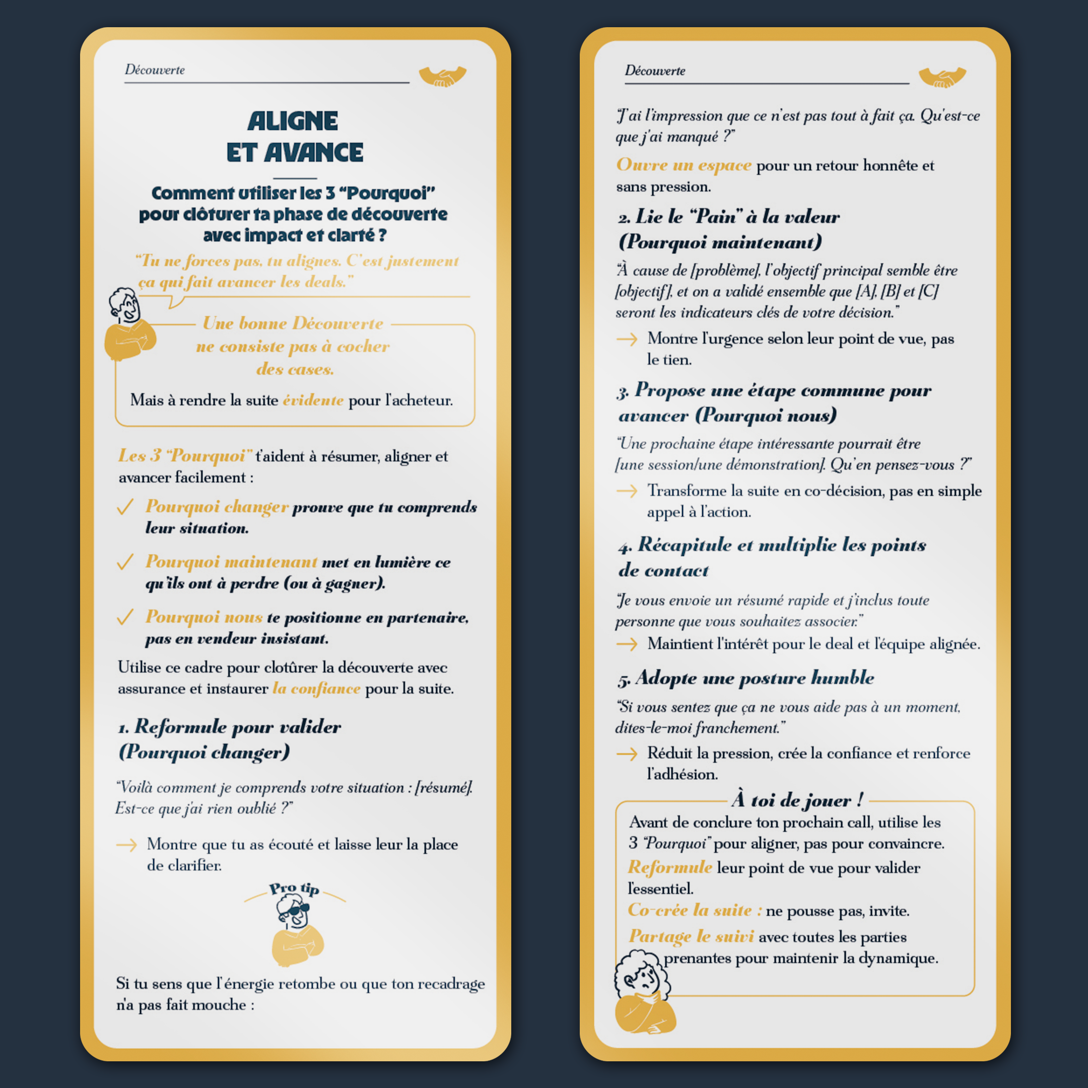 Closer Deck - Le deck vente