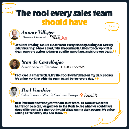 Closer Deck - The Sales Deck