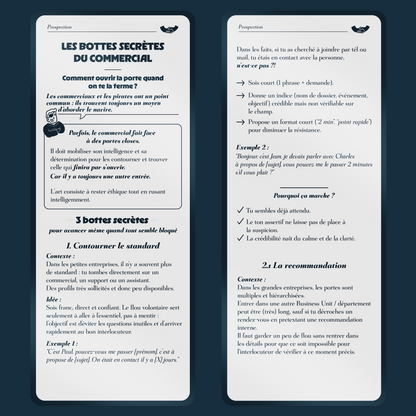 Le Cold Code - Deck prospection