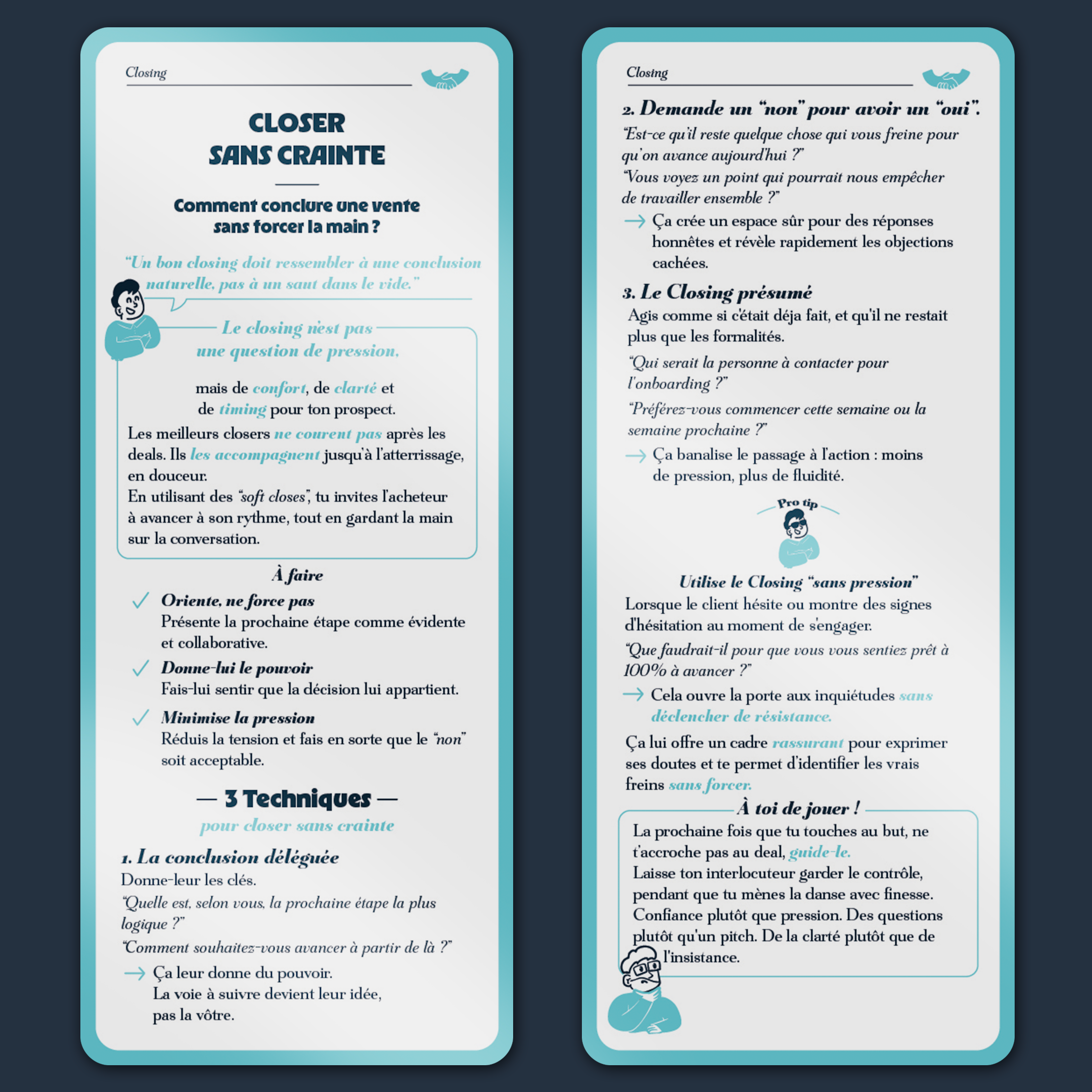 Closer Deck - Le deck vente