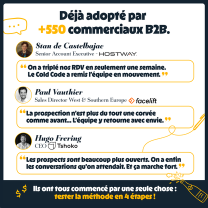 Le Cold Code - Deck prospection