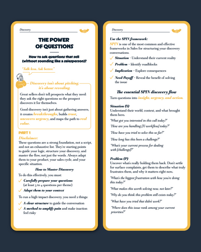 Closer Deck - The Sales Deck