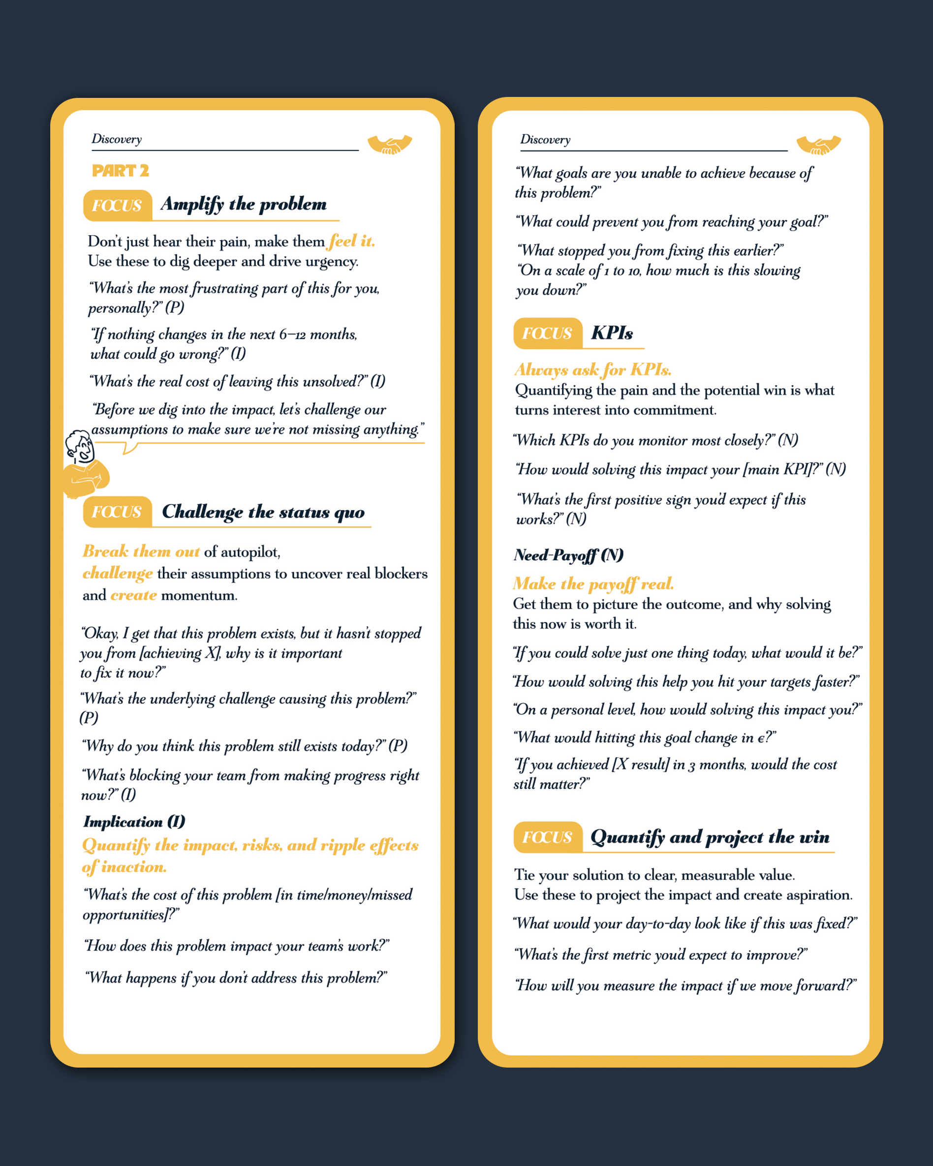 Closer Deck - The Sales Deck