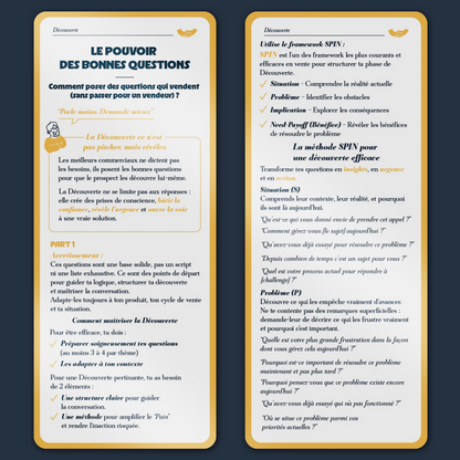 Closer Deck - Le deck vente