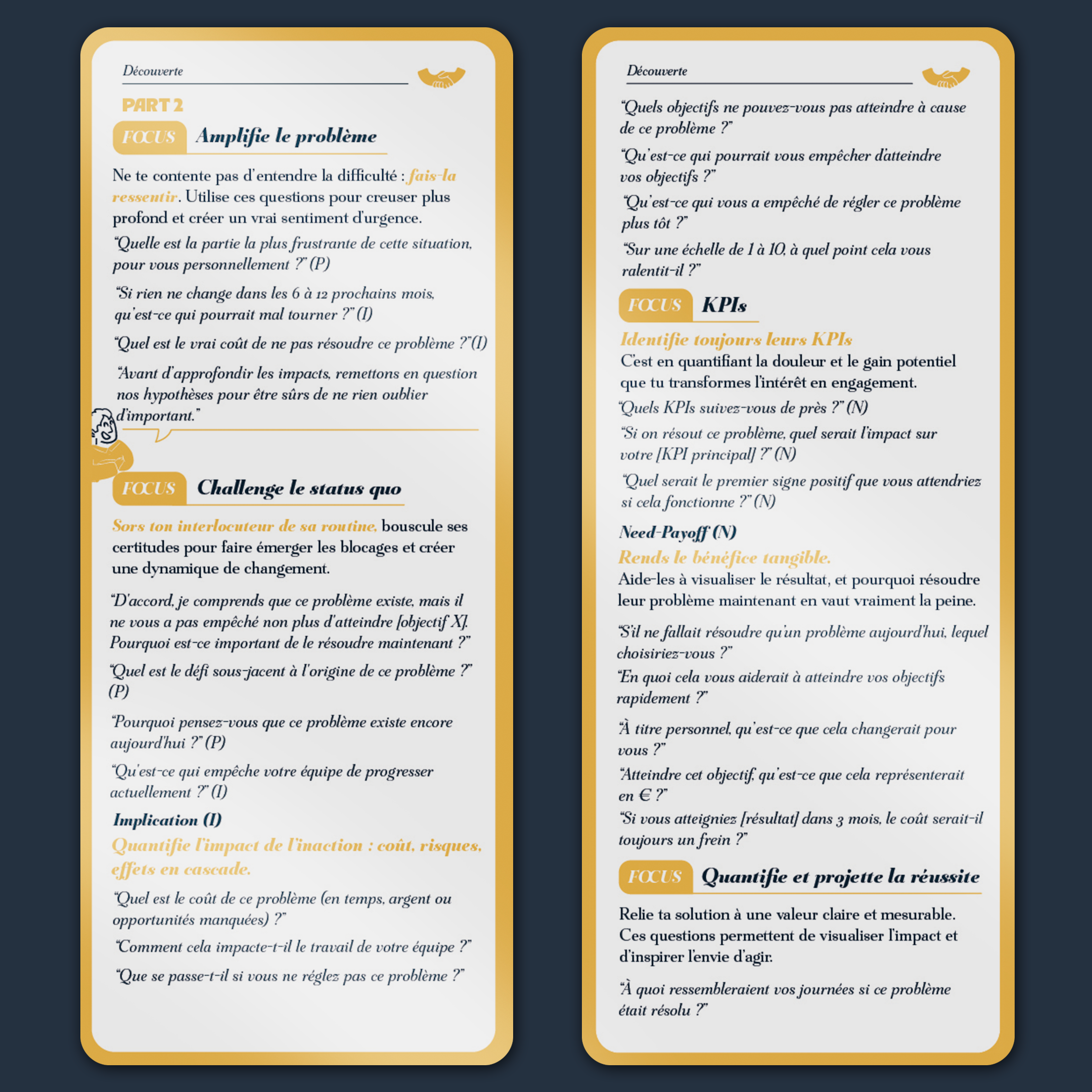 Closer Deck - Le deck vente