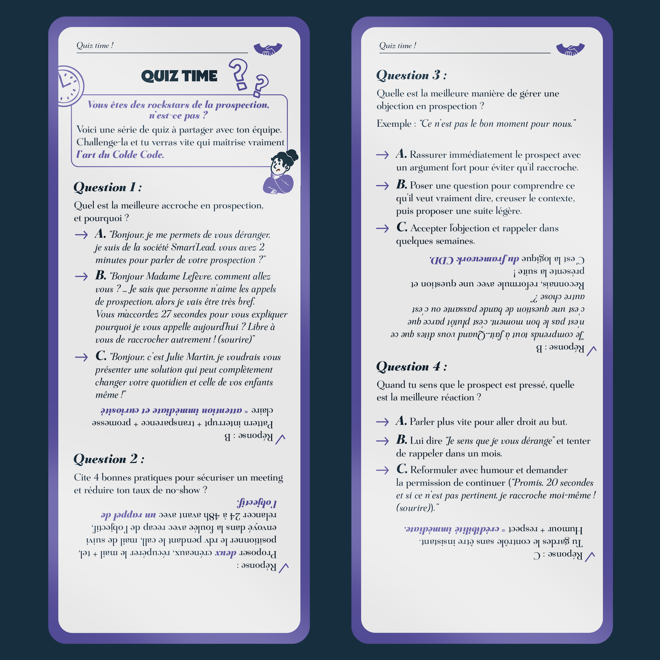 Le Cold Code - Deck prospection