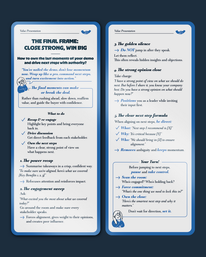 Closer Deck - The Sales Deck